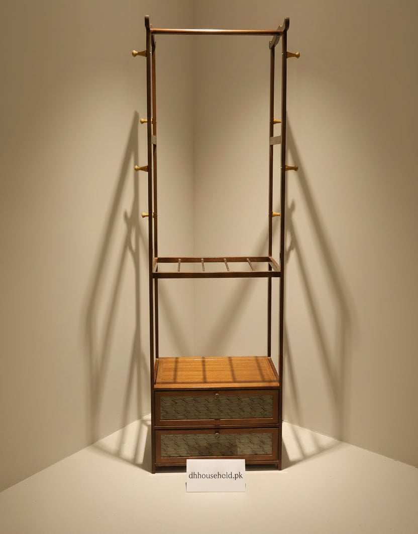 Modern Bamboo Multi-Functional Wardrobe & Coat Rack - My Store