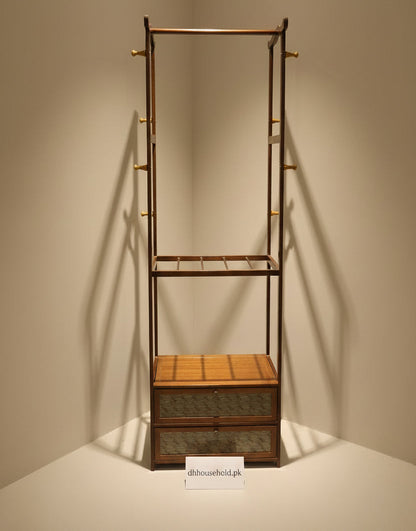Modern Bamboo Multi-Functional Wardrobe & Coat Rack - My Store