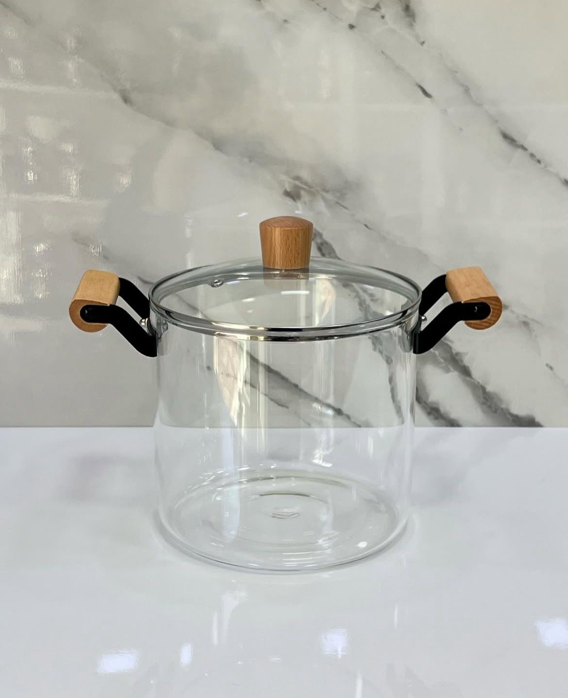 Heat Resistant Borosilicate Glass Cooking Pot - My Store