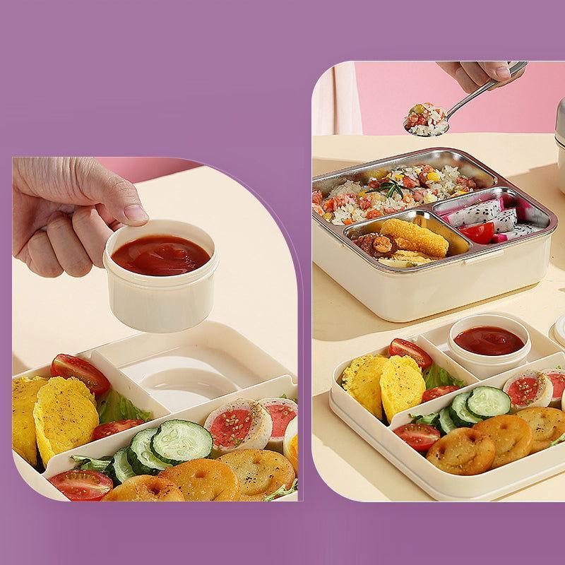 Super Elephant 3-Compartment Stainless Steel Lunch Box - My Store