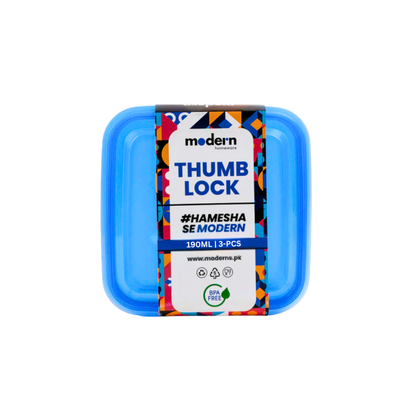 Modern Thumb Lock Container Set of 3 pcs - My Store