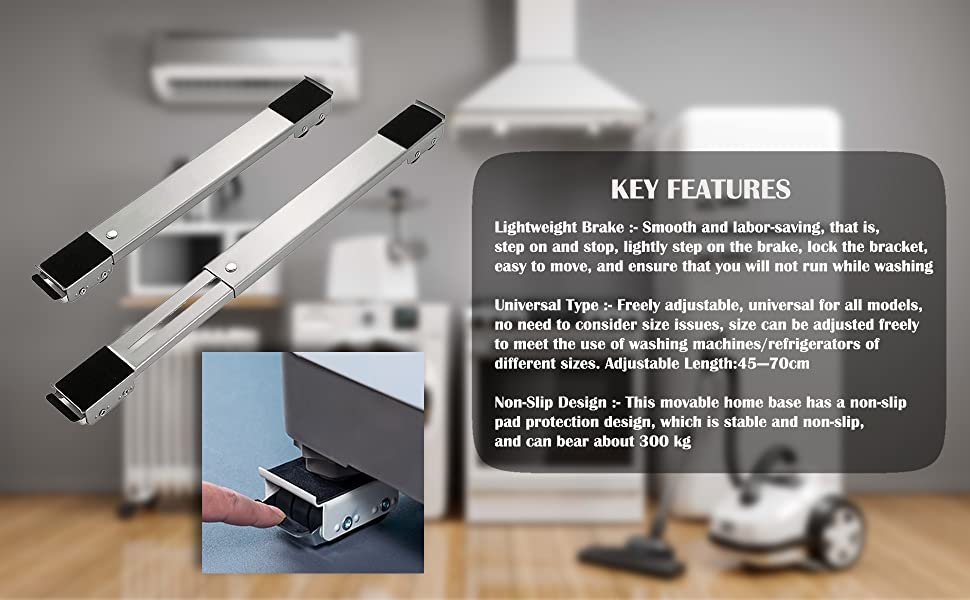 Heavy Duty Adjustable Appliance Rollers (Set of 2) - My Store