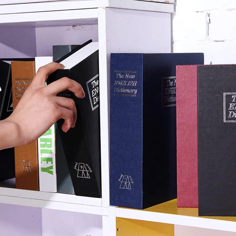 Dictionary Book Safe – Hidden Secret Storage Lock Box