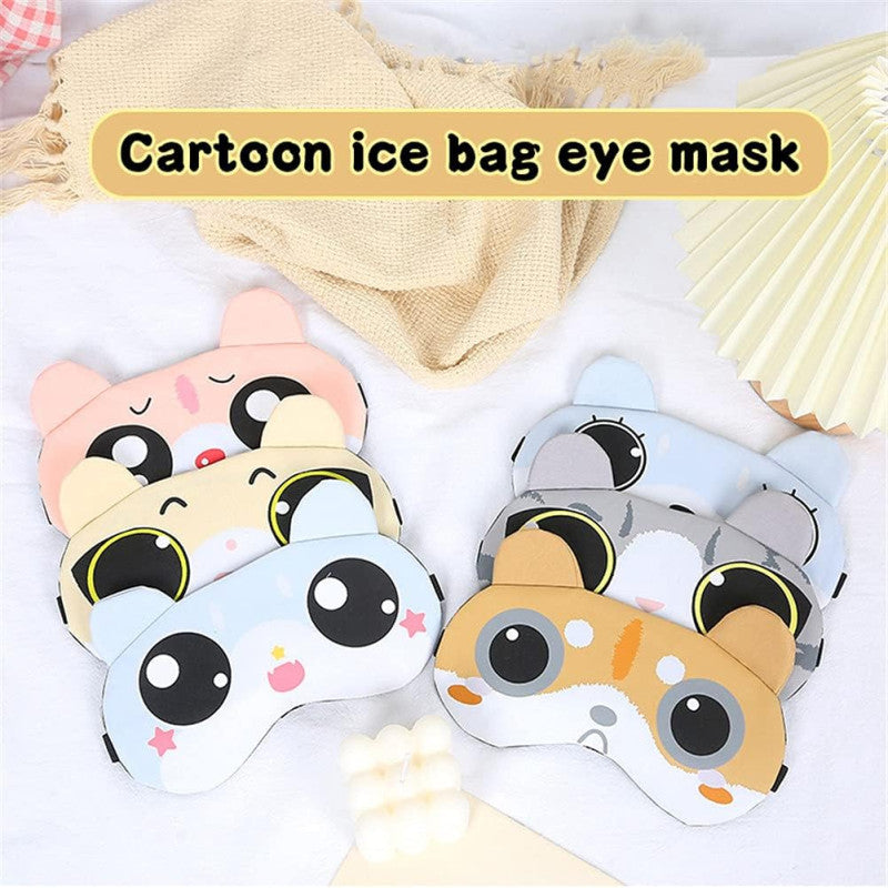 Cute Cartoon 2-in-1 Sleep Mask (Hot & Cold Compress)