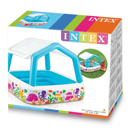 INTEX 57470 Sun Shade Inflatable Kiddie Pool