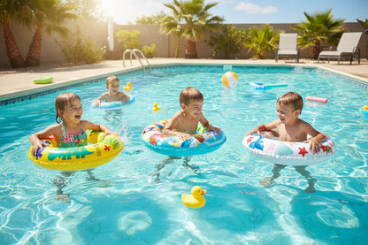 Intex 24" Transparent Inflatable Swim Ring – Model 59242