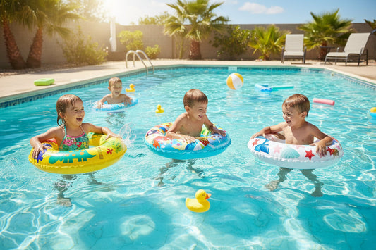 Intex 24" Transparent Inflatable Swim Ring – Model 59242