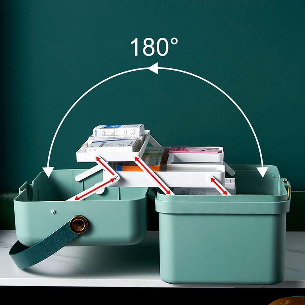 3-Tier Portable First Aid & Medicine Storage Box (Large Capacity) - My Store