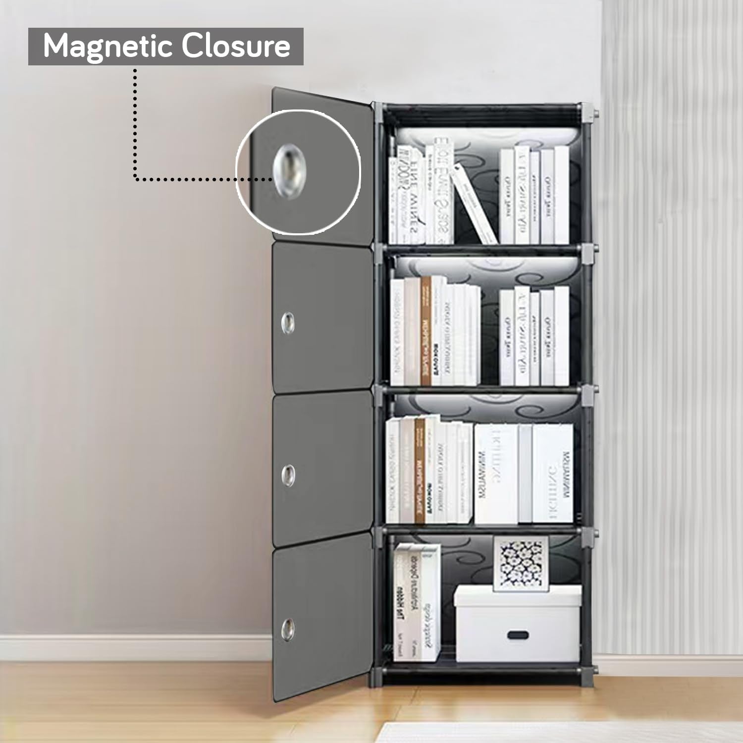 5-Tier Plastic Wardrobe Storage Organizer - My Store