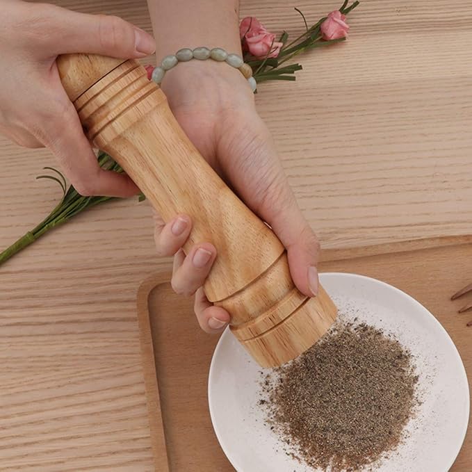 Manual Wooden Spice Grinder (Salt & Pepper Mill) - My Store