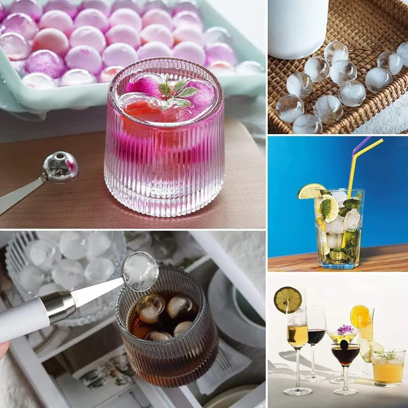 32-Grid Spherical Ice Ball Maker with Lid - My Store