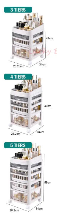 Premium Cosmetics Storage Cabinet & Organizer Trolley - My Store