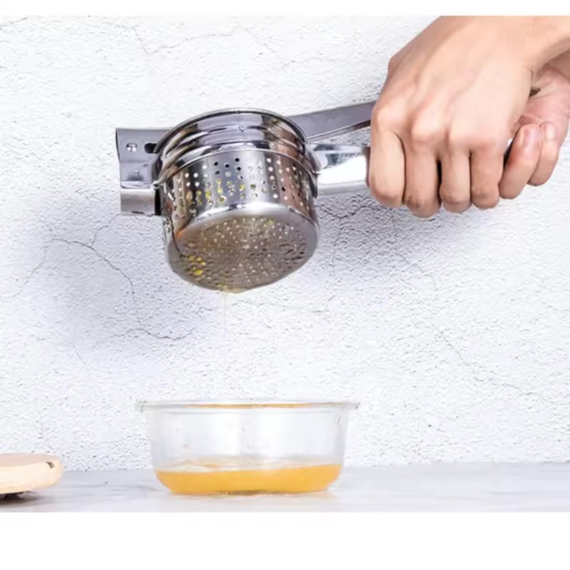 Stainless Steel Heavy-Duty Potato Ricer & Fruit Press