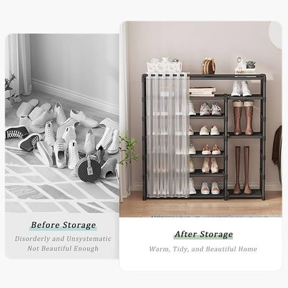 New Dustproof Shoe Rack with Curtain - My Store
