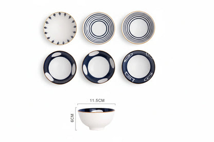 Japanese Style 6-Piece Ceramic Bowl Set - My Store