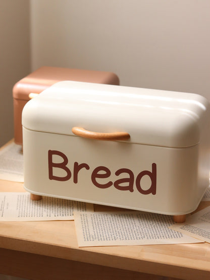 2-Piece Vintage Countertop Storage Set – Bread Box & Stock Organizer - My Store