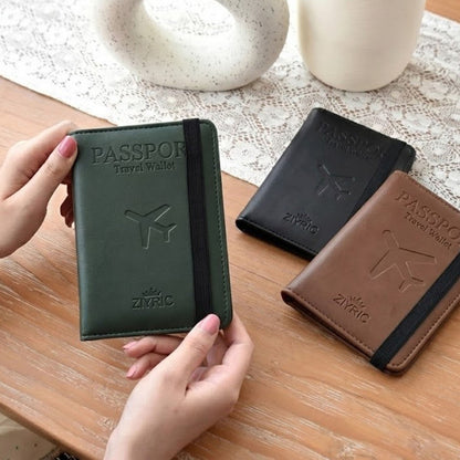 PU Leather Travel Passport Holder