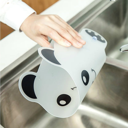 Cute Panda Sink Water Splash Guard with Suction Cups – Kitchen Sink Splash Baffle