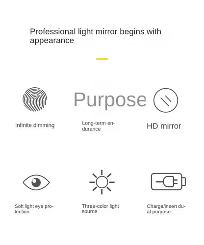 Desktop LED Smart Cosmetic Mirror