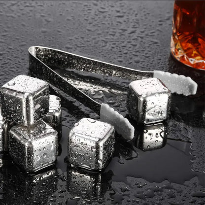 Reusable Stainless Steel Ice Cubes (Set of 8) - My Store