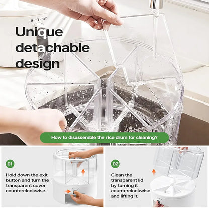 Ecoco Rotatable Cereal Container & Quantitative Rice Dispenser