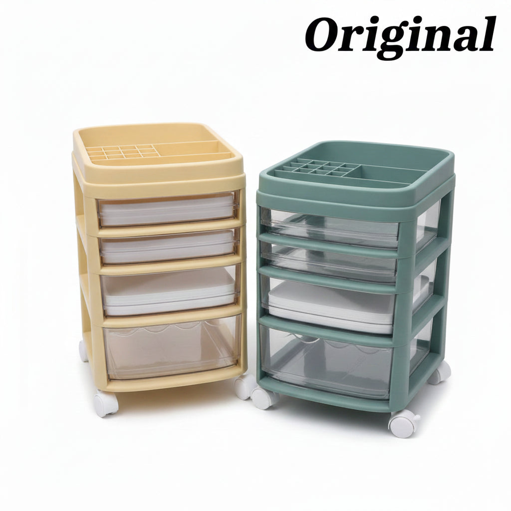 Premium Cosmetics Storage Cabinet & Organizer Trolley - My Store