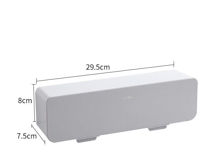 Wall-Mounted 4-Compartment Seasoning Box | No-Drill Kitchen Spice Organizer