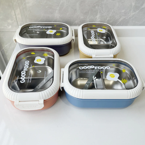“Good Food” Dual-Compartment Lunch Box - My Store
