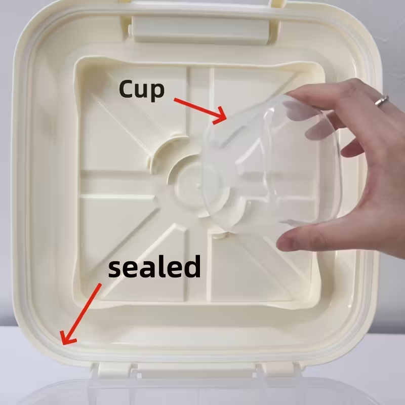 Airtight PP Rice Storage Bin – 20 KG Capacity - My Store