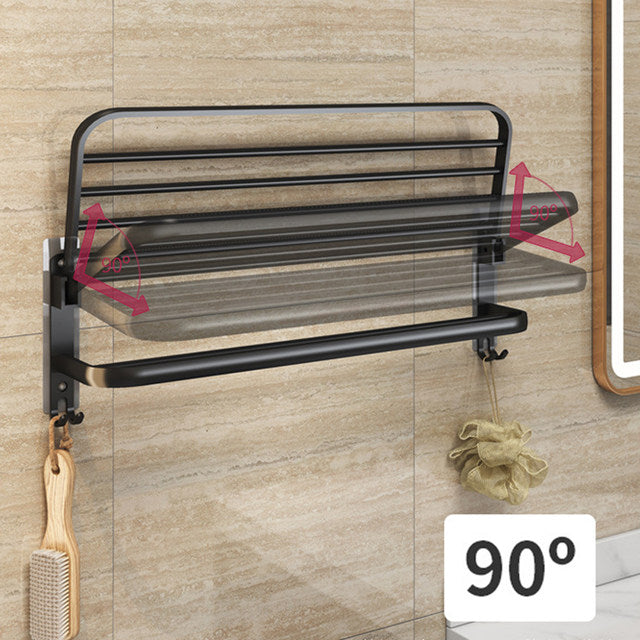 No Drilling Movable Towel Rack