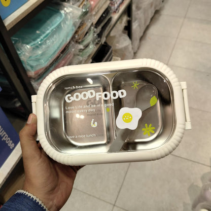 “Good Food” Dual-Compartment Lunch Box - My Store