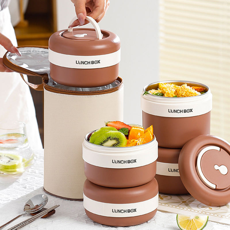 Thermal Insulated Stackable Lunch Box Set - My Store
