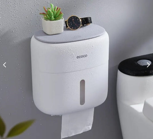 Ecoco Double-Layer Wall-Mounted Tissue & Storage Box - My Store