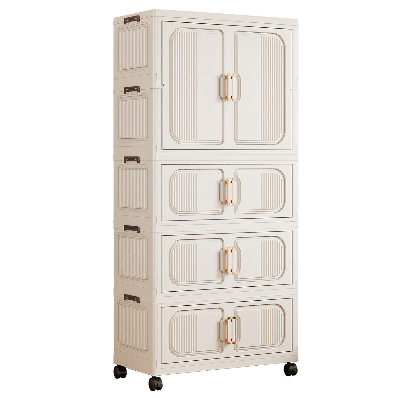 Modern Foldable Portable Wardrobe Closet with Magnetic Doors - My Store