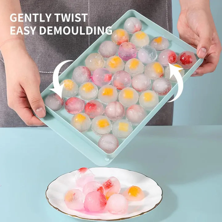 32-Grid Spherical Ice Ball Maker with Lid - My Store