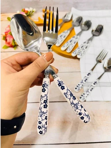 DannyHOME Dinner Fork & Spoon Set – 3 Pieces (19.5cm)