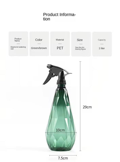 Nordic Diamond Geometric Spray Bottle (1L)
