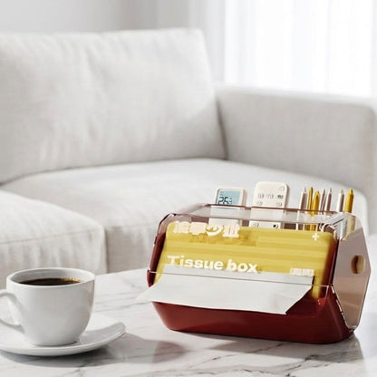 Multifunctional Tissue Box & Remote Control Storage Box - My Store