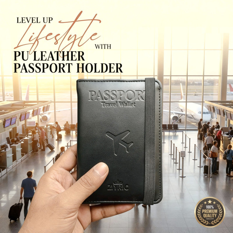 PU Leather Travel Passport Holder