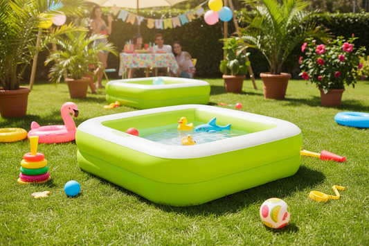 INTEX Inflatable Square Baby Splash Pool (85cm x 85cm)