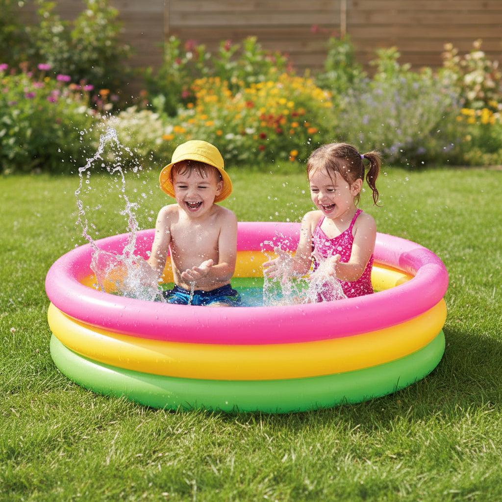 INTEX Sunset Glow Inflatable Baby Pool (34" x 10")