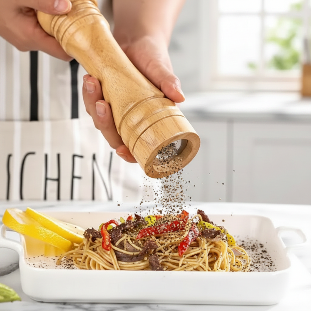 Manual Wooden Spice Grinder (Salt & Pepper Mill) - My Store