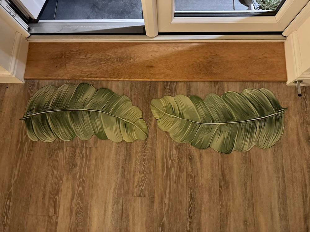 Tropical Banana Leaf Super Absorbent Floor Mat