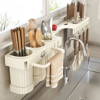 Rotatable Metal  Corner & Flat Wall Kitchen Organizer