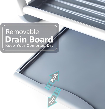 Aluminum Dish Drainer Rack – 2-Tier - My Store