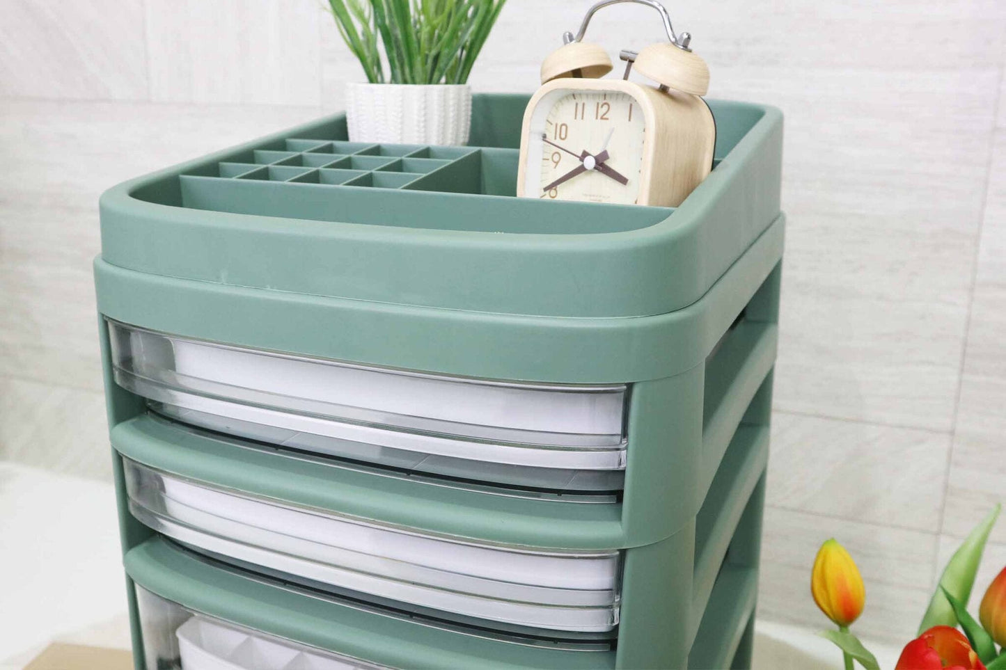 Premium Cosmetics Storage Cabinet & Organizer Trolley - My Store
