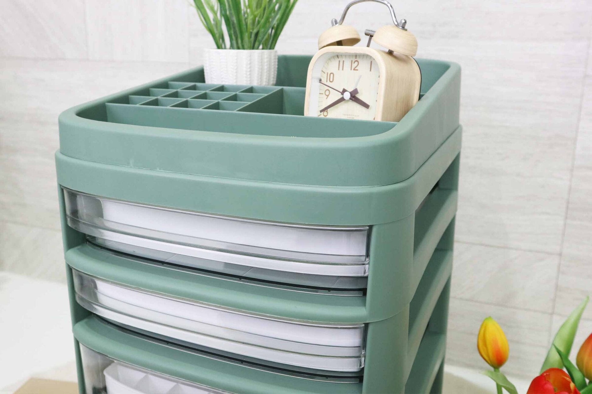 Premium Cosmetics Storage Cabinet & Organizer Trolley - My Store