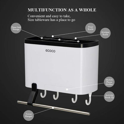 Ecoco Multi-Function Cutlery Drying Rack - My Store