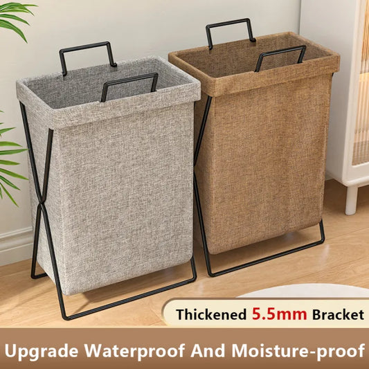 X-Frame Folding Laundry Basket & Organizer