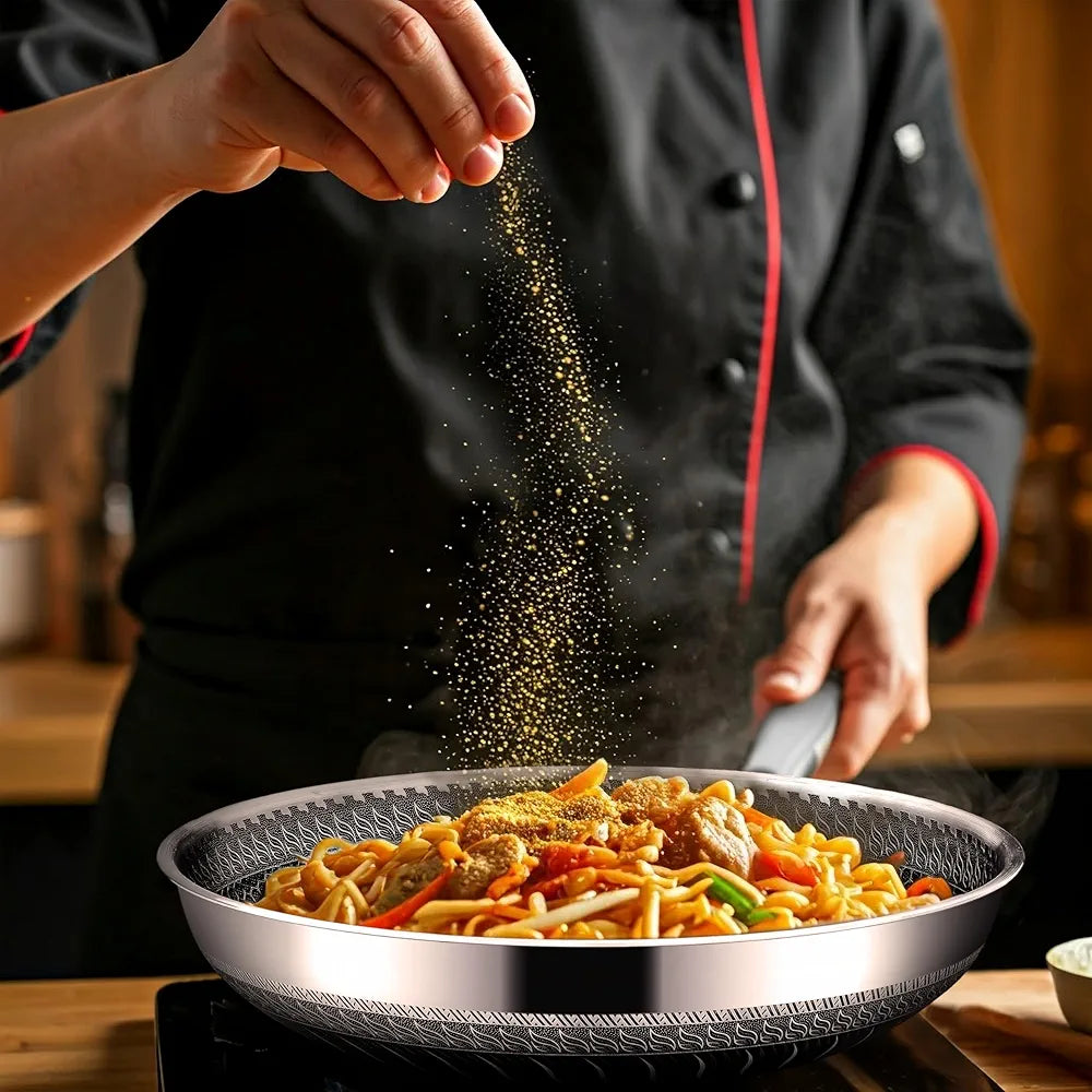 CONTAY Spider Web Wok – Professional Tri-Ply Cookware - My Store